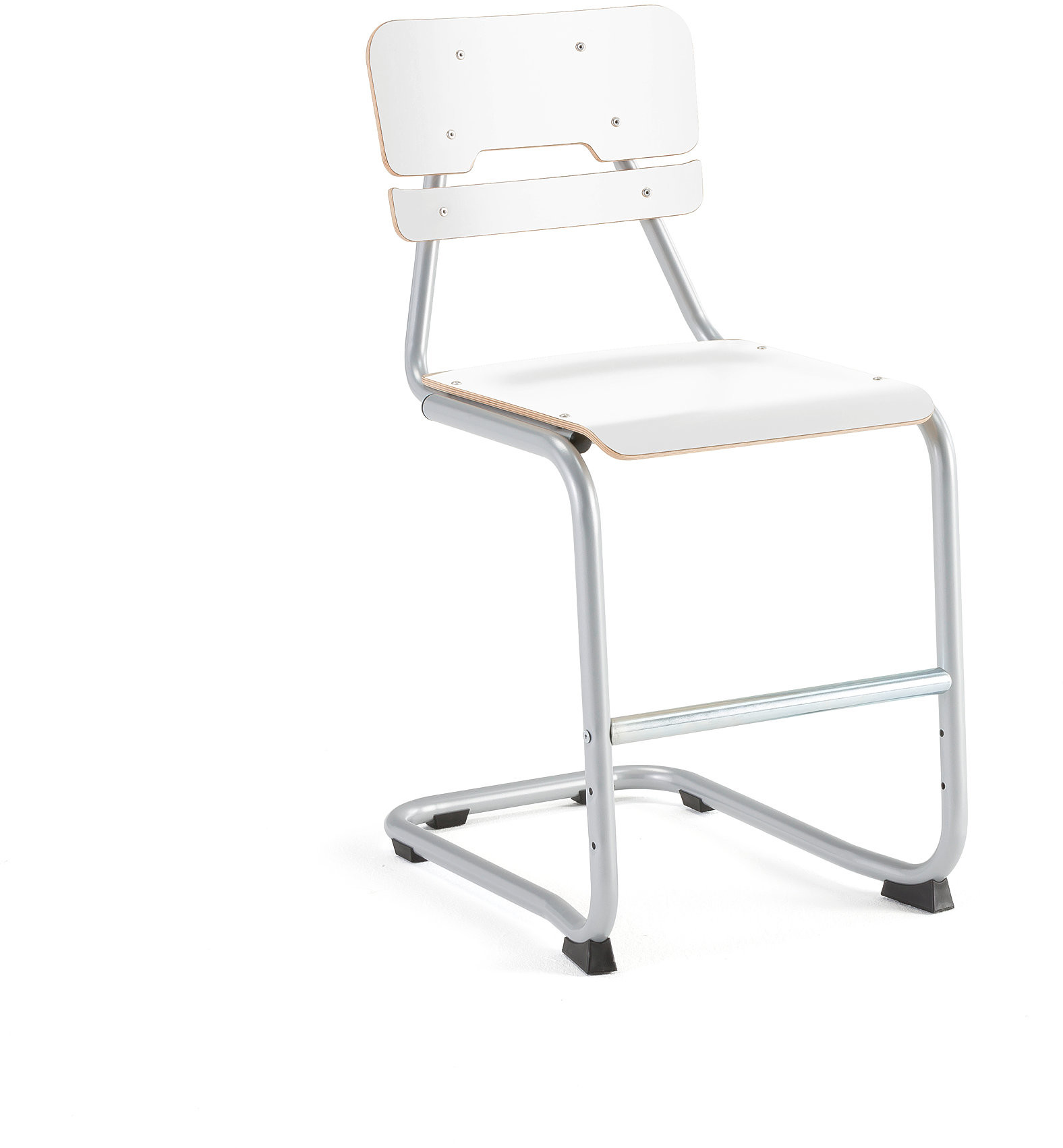 AJ Produkty Krzesło Legere II, biały, wysokość: 500 mm