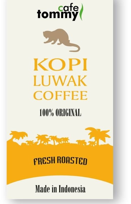 Kawa Kopi Luwak Sumatra mielona KKL50m