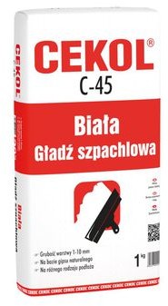 Cekol Biała masa szpachlowa C-45 1 kg