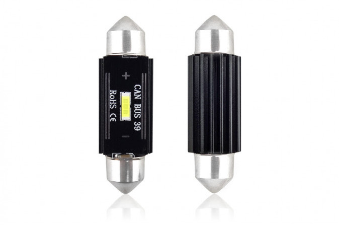 CANBUS AMiO Led 1 smd ultrabright 1860 festoon 39mm white 12v/24v AMI-02443
