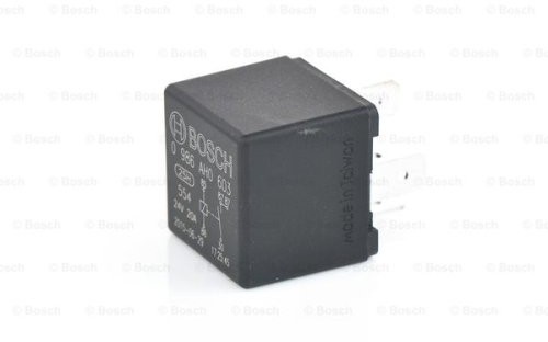 Bosch Oryginalny przekaźnik Czarny 0 986 AH0 603 0 986 AH0 603