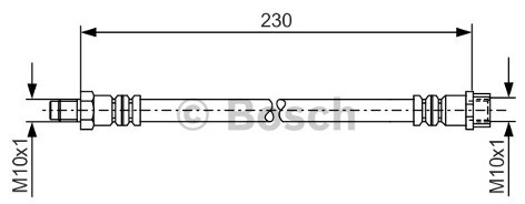BOSCH Przewód hamulcowy elastyczny 1 987 476 083