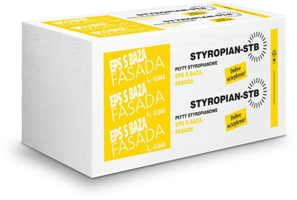 Styropian Fasada Baza EPS 044 100 mm 3m2 STB