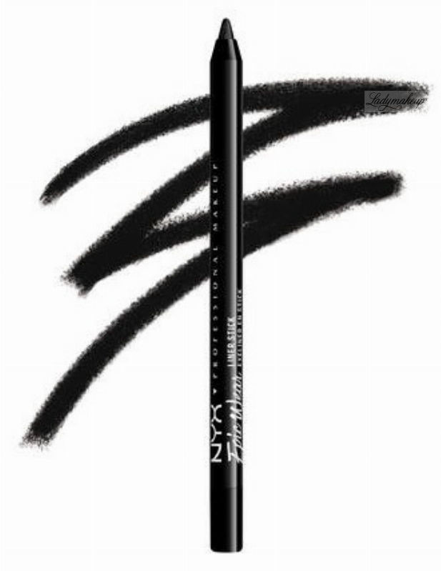 NYX professional makeup Professional Makeup - Epic Wear Liner Stick - Wodoodporny eyeliner w kredce - EWLS08 PITCH BLACK