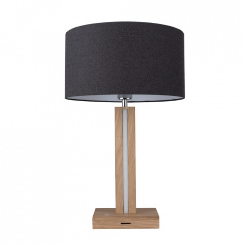 Spotlight Premium Collection Lampa stołowa Asseto 7573174 SPOTLight Premium Collection czarna oprawa w nowoczesnym stylu 7573174