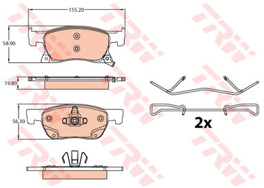 TRW KFZ Ausruestung GmbH) KFZ Ausruestung GmbH) GDB2138 GDB2138