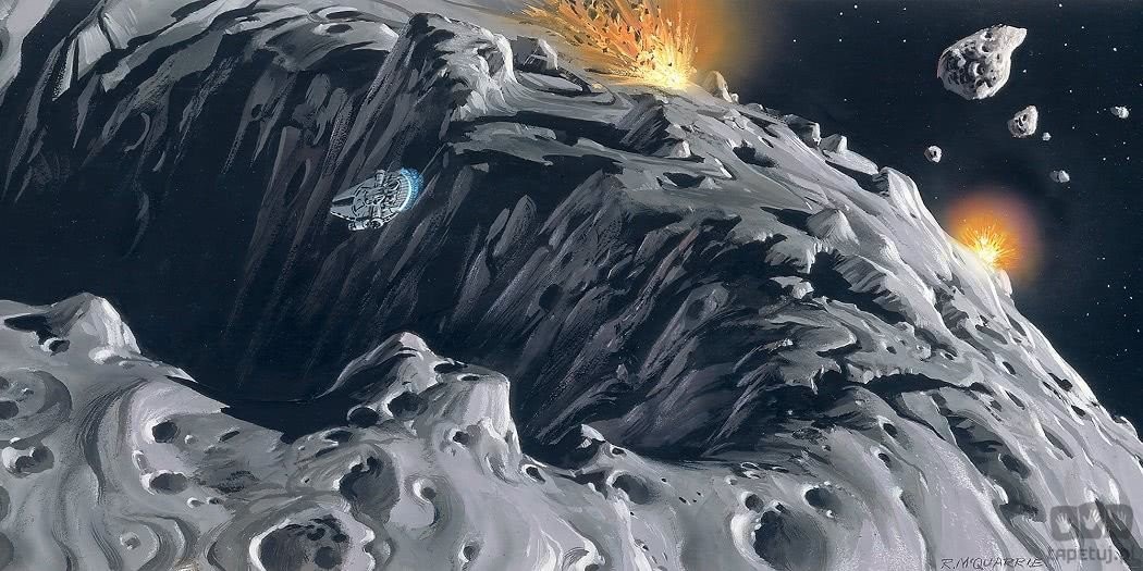 Komar Fototapeta Star Wars Classic RMQ Asteroid DX10-047 DX10-047