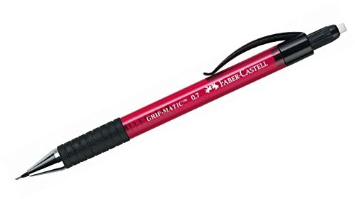 Faber Castell Ołówek mechaniczny Grip Matic grubość wkładu: 0,7 MM, stopień twardości: HB, trzonek: czerwony 137721