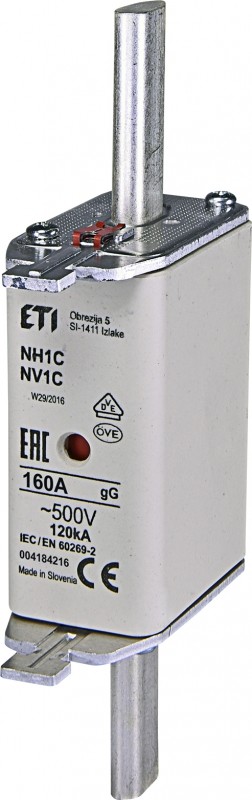 Фото - Автоматичний вимикач ETI Wkładka topikowa przemysłowa zwłoczna WT-1C/gG 160A K 