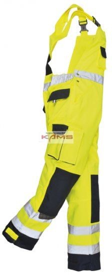 Portwest TX52 TEXO - spodnie ochronne ogrodniczki ostrzegawcze 2 kolory - S-2XL.