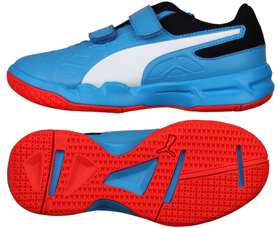 Puma Buty Tenaz V Jr Bleu Azur 104891 06