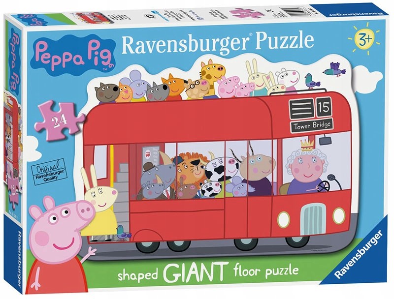 Puzzle 24: Świnka Peppa: Duże, podłogowe 055302