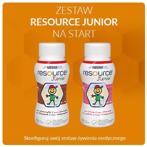 NESTLE RESOURCE Zestaw Resource Junior na start (8 butelek x 200ml)