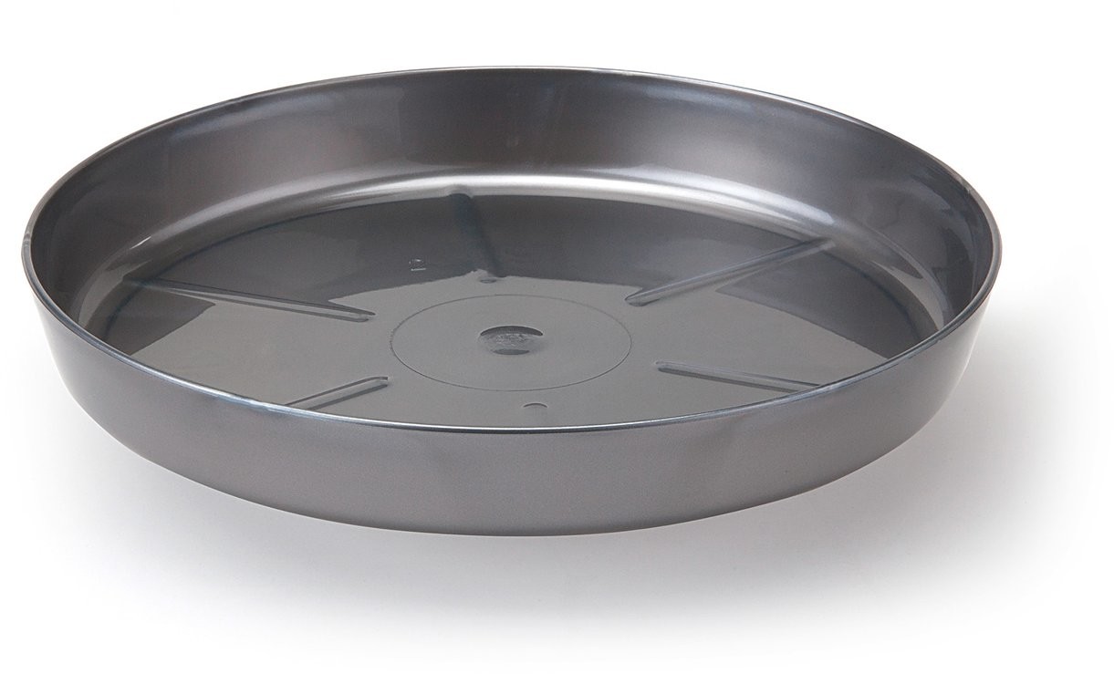 LAMELA Podstawka plastik srebrny metalik 11,2cm