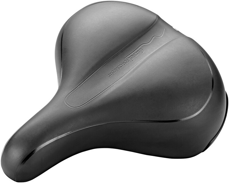 BBB Meander Upright BSD-94 Siodełko, black 225mm 2021 Siodełka miejskie i komfortowe 2973139401