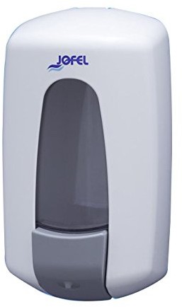 Bunzl Jofel ac70000 aitana dozownik do mydła, wielokrotnego napełniania, 0.9 L, biały AC70000