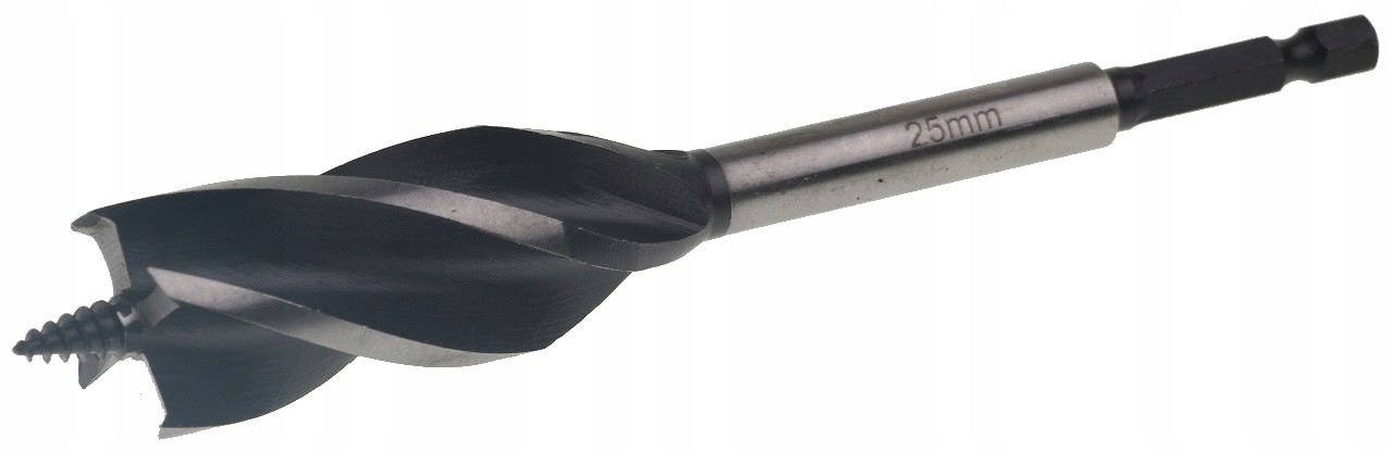 Wiertło Świder Do Drewna 25 x 165 mm Na Wkrętarkę