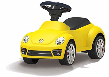 Jamara 460408 osłona przeciwprzewrócona do VW Beetle, klakson, oryginalny wygląd, żółty