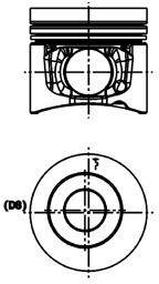 KOLBENSCHMIDT Tłok KOLBENSCHMIDT 40441610