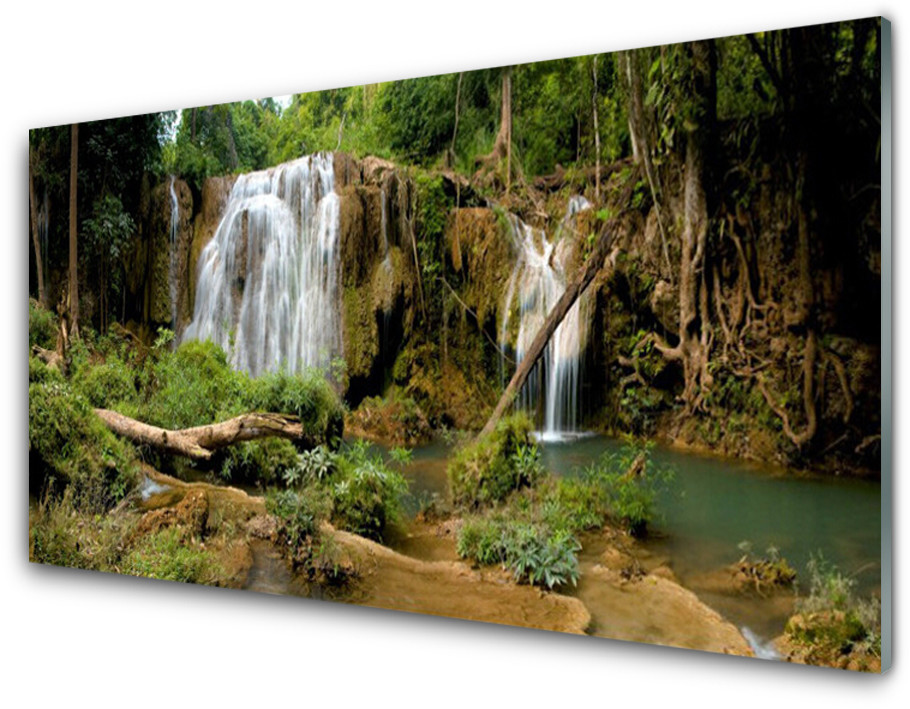 Tulup.pl Panel Kuchenny Wodospad Rzeka Las Natura 120x60cm