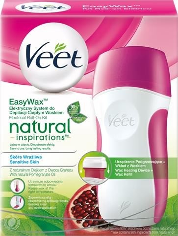Veet Natural Inspirations elektryczny system do depilacji 1szt 50095-uniw