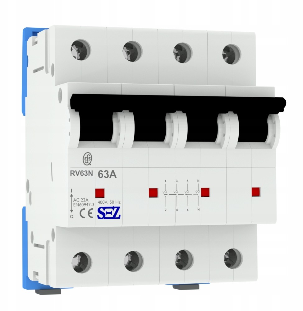 Rozłącznik Izolacyjny 63A 230V 3+N 4P RV63N 5598