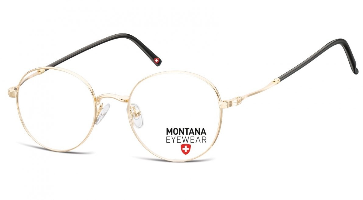 Montana Lenonki okulary Oprawki optyczne MM598C złote MM598C