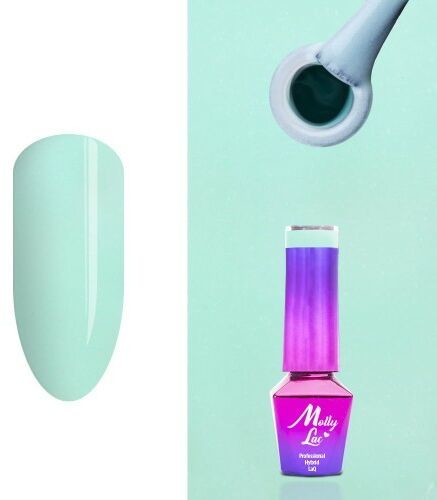 Molly Lac Lakier hybrydowy MollyLac BonBons Peppermint 5 ml Nr 458