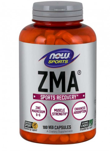 Now Foods Sklep NOW ZMA SPORTS RECOVERY SUPPLEMENT 180 KAPSUŁEK