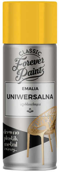 Forever paints Emalia uniwersalna szybkoschnąca Forever Paints 400 ml żółta