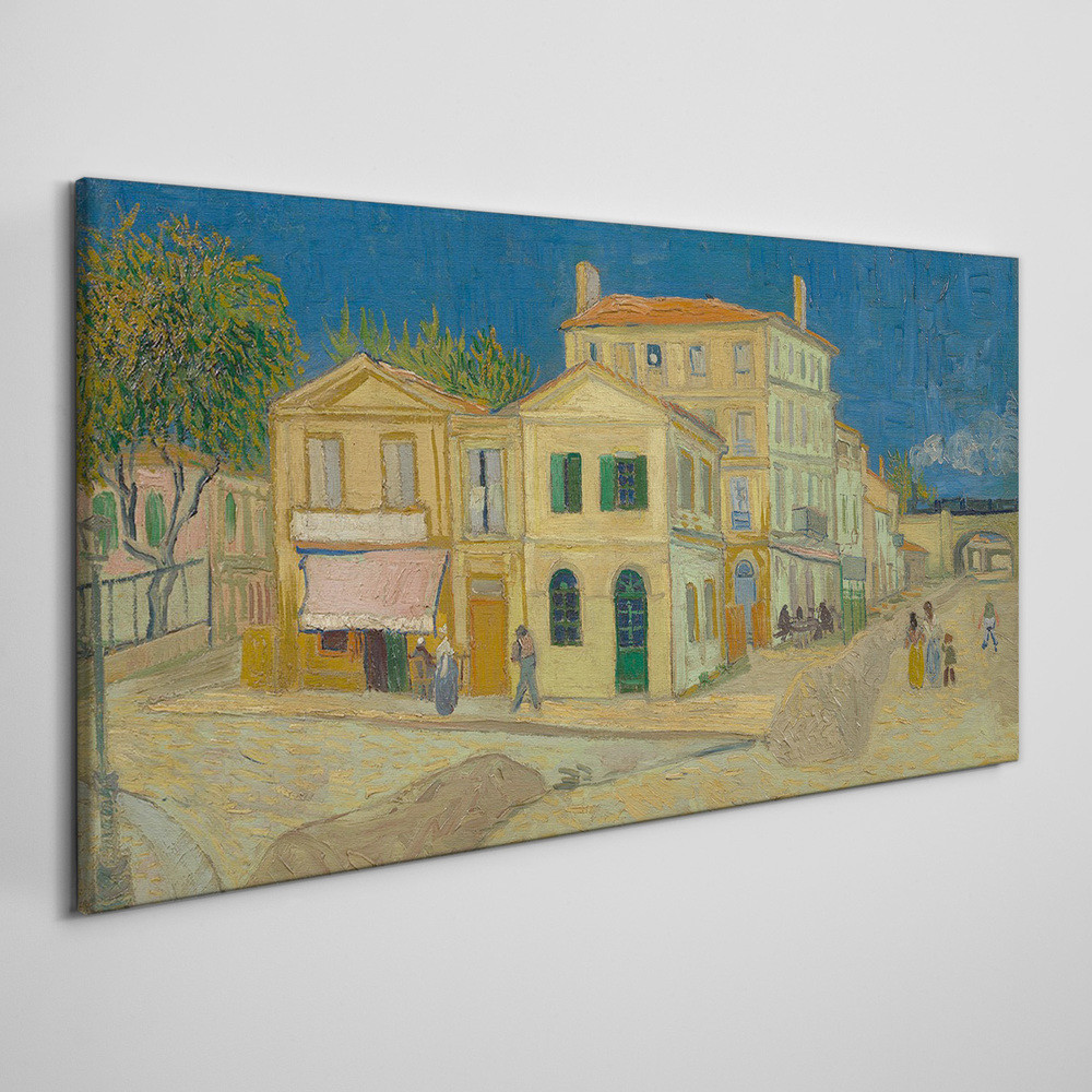 PL Coloray Obraz na Płótnie Yellow House Van Gogh 100x50cm