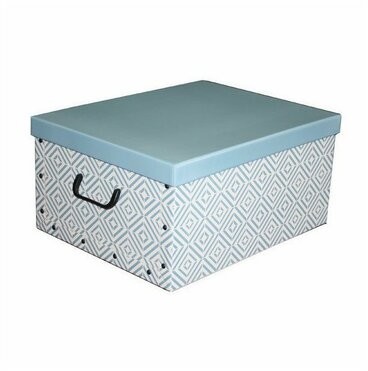 Compactor Pudełko do przechowywania składane Nordic, 50 x 40 x 25 cm, niebieski
