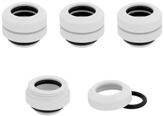 Corsair Hydro X Series XF Hardline 12mm OD Fitting White CX-9052006-WW