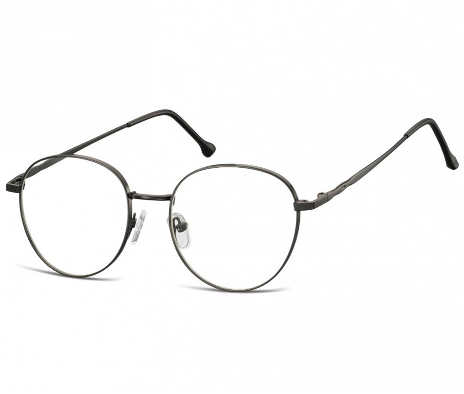 SUNOPTIC Okulary Oprawki owalne Lenonki optyczne 912 czarne
