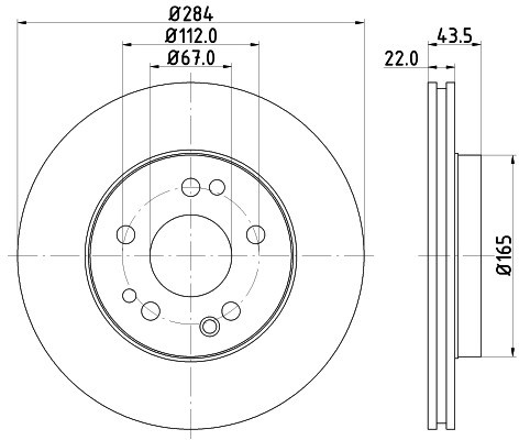 HELLA PAGID Tarcza hamulcowa PAGID 8DD355100-941