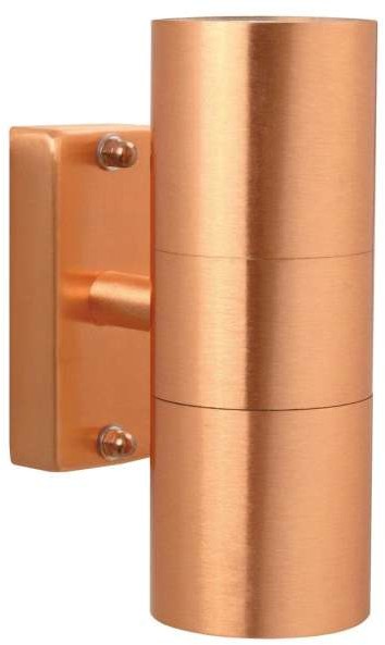 Nordlux Elewacyjna LAMPA ścienna TIN 21279930 tarasowa OPRAWA zewnętrzna KINKIET tuba outdoor IP54 miedź 21279930