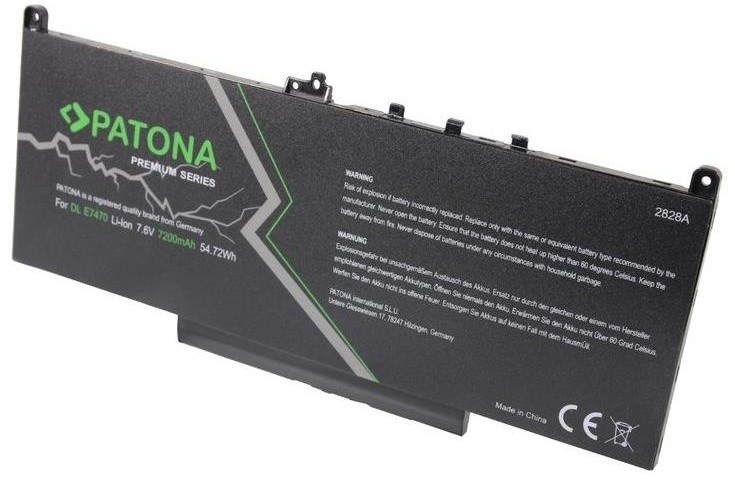 Dell Immax PATONA - Bateria 7200mAh Li-lon 7,6V Premium