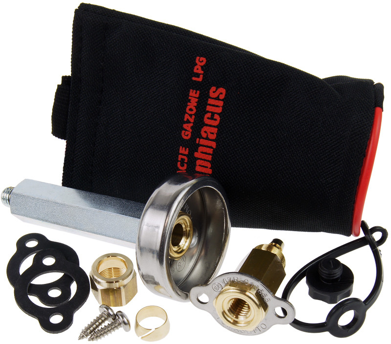 Tomasetto Zawór tankowania pod klapkę Faro z długą przedłużką i pokrowcem ZAW.ZT6