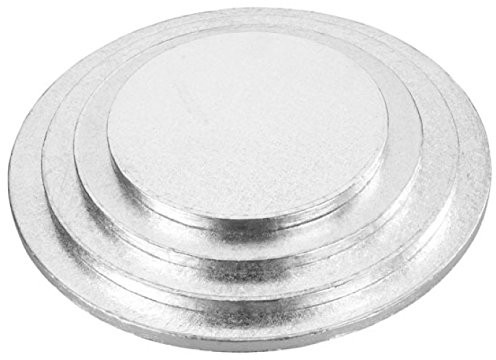 Tala Round Cake Drum  Silver  10