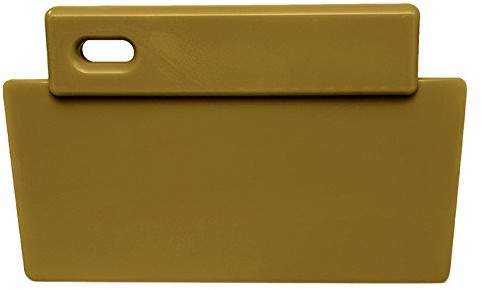 Maya Professional Tools Wygładzić szpachelką  81900  12 ergonomiczny uchwyt z 3 stron, FBK robocza/higieny środków spożywczych, 200 MM X 125 MM, brązowy 81900-12