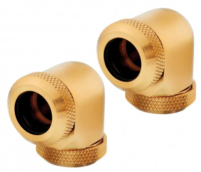 Corsair Hydro X XF Hardline 90° 12mm Gold