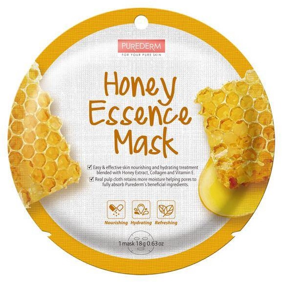 Purederm Honey Essence Mask maseczka w płacie Miód 18g