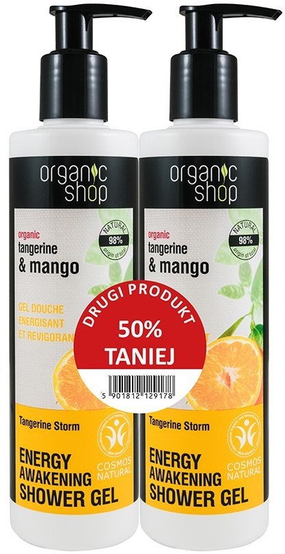 Eurobio Lab Żel pod prysznic mandarynka i mango 2 x 280 ml
