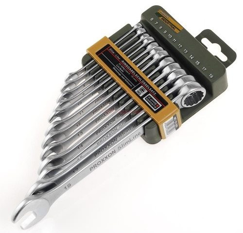 PROXXON Zestaw kluczy oczkowo-płaskich 6-19 mm 12 szt. PROXXON (PR23820) PR23820