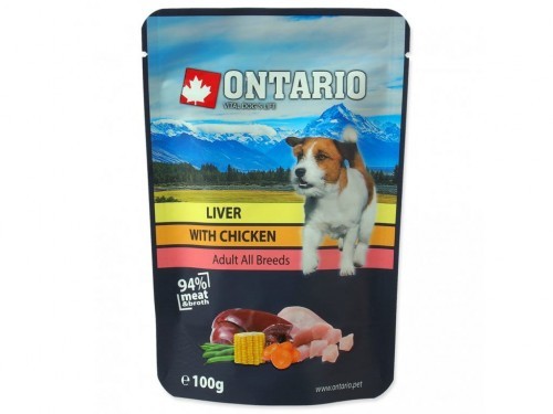 Ontario saszetka 100g DLA PSA WĄTRÓBKA i KURCZAK W ROSOLE