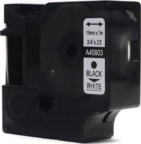 Dymo Taśma D1 Czarny na Białym 19mm x 7m LM100 LM100+ LM120 LM120P LM150 LM155 LM160 LM200 LM210 LM210D LM220 LM22