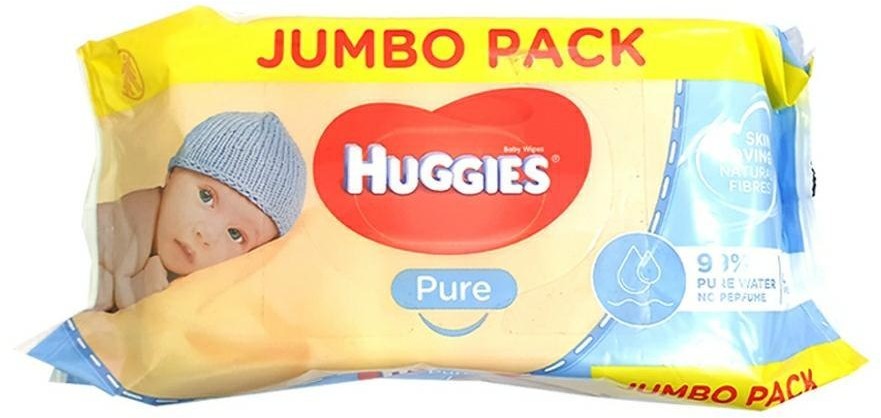 Huggies CHEMIA KOSMETYKI UE - C Chusteczki Nawilające 72szt Baby Wipes Pure Jumbo NIE000747