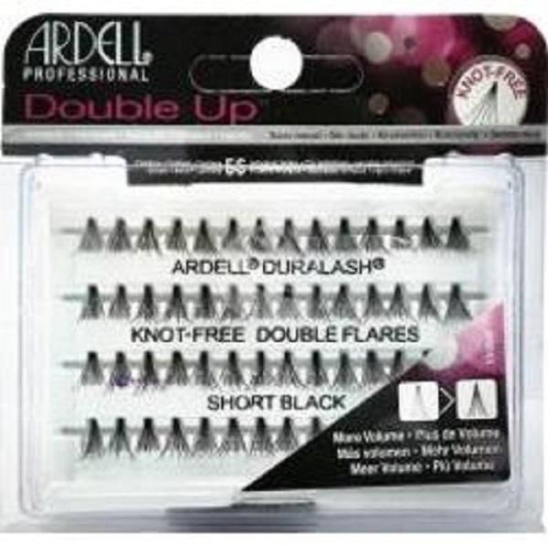 Ardell Double Up zestaw 96 kępek rzęs Short Black