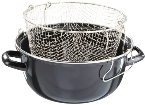 GRAMM medical Krüger PF24 garnek do frytek, 24 cm, 4 l, czarny, 24 cm PF 24