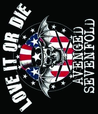 Avenged Sevenfold avenged sevenfold Love It or Die flaga, standardowe, STANDARD 51852